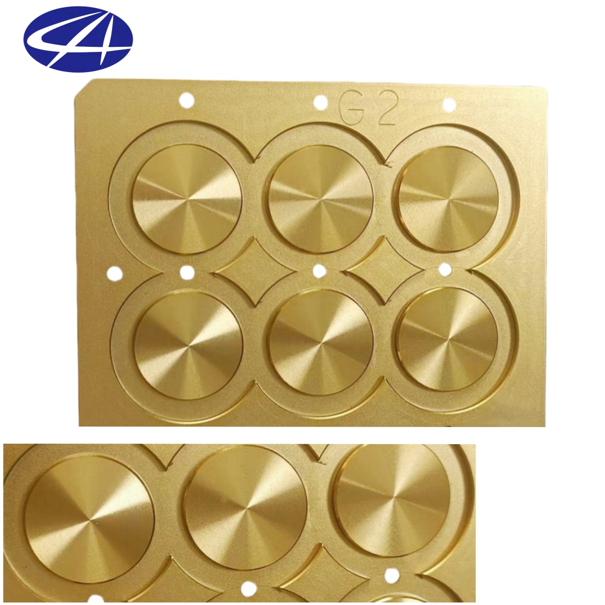 High Precision Customized CNC Machining Brass Turned Parts 